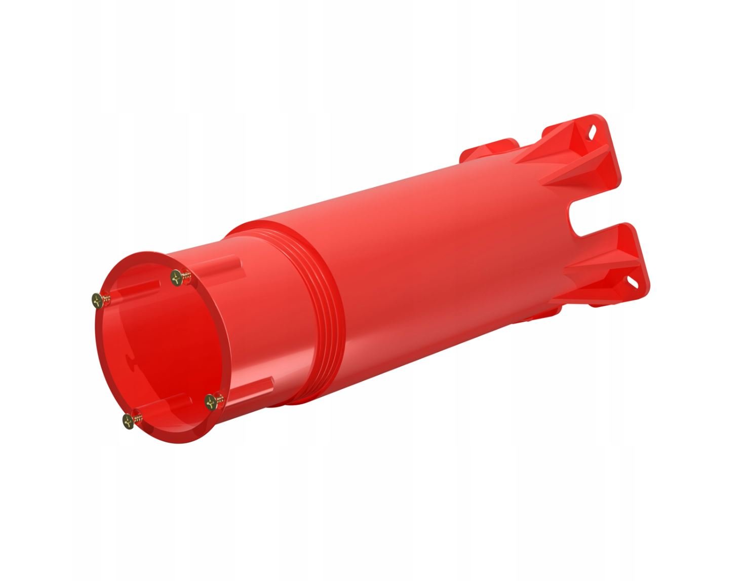 Pojedyncza elewacyjna puszka elektryczna 200mm do ociepleń styropianowych z regulacją głębokości