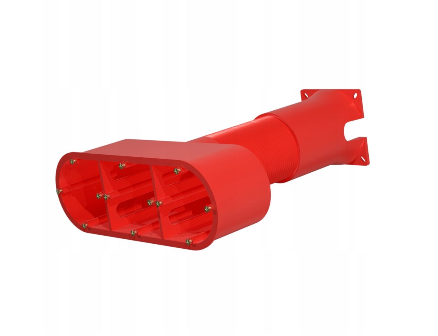 Potrójna elewacyjna puszka elektryczna 3x60mm do ociepleń 200mm do rozbudowanych instalacji